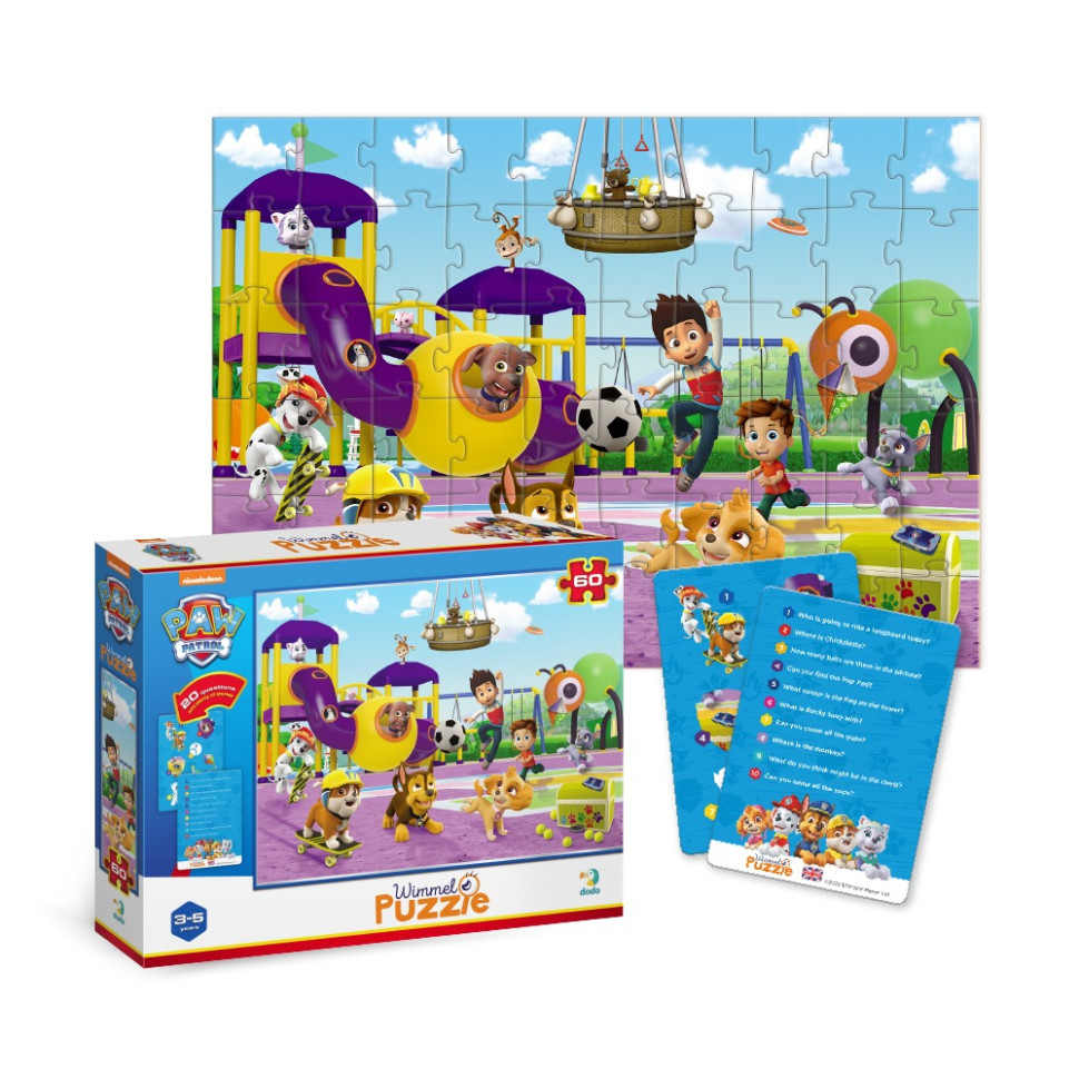 Детский пазл "Paw Patrol: На прогулке" 200453, 60 элементов — фото 6