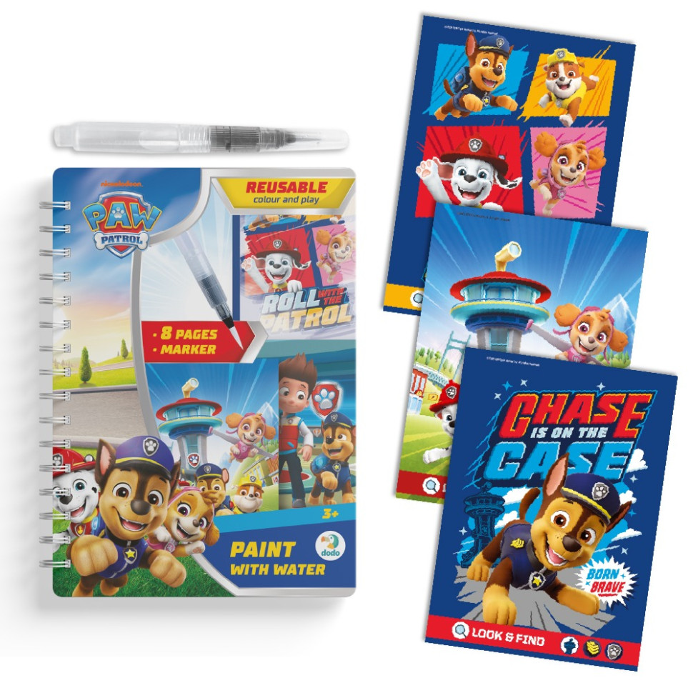 Дитячі водні розмальовки "Paw Patrol" 200656 маркер 8 сторінок — фото 5