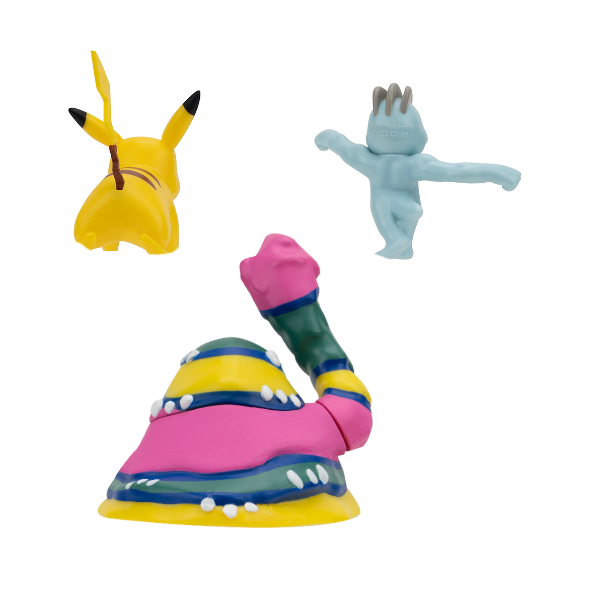 Набір ігрових фігурок Pokemon W19 - Мачоп, Пікачу, Алола Мак — фото 4