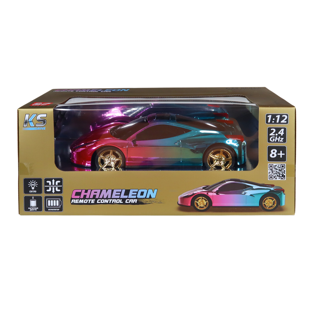 Автомобіль KS Drive на р/к – Chameleon (1:12, 2.4 ГГц, акум. 3,7 V) — фото 4