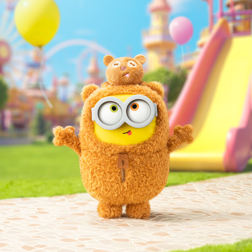 Коллекционная мягкая игрушка с кольцом Миньоны Pop Top 52Toys 25ZB301XHRTJ001 серии Bob & Tim — фото 9
