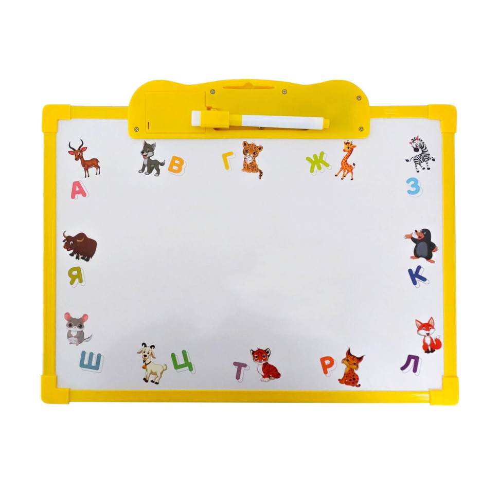 Інтерактивна дошка Весела Абетка SK 0020(Yellow) 2 в 1, для малювання, українська мова — фото 2