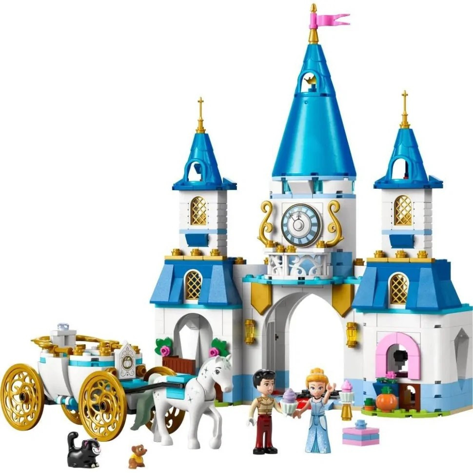 Конструктор Замок Попелюшки та карета LEGO 43275, 596 деталей — фото 2