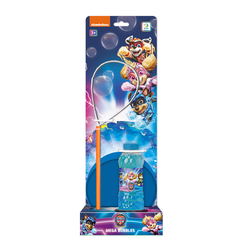 Мильні бульбашки "Mega Bubbles з тарілкою Paw Patrol Могутні герої" 200514, 450 мл — фото 3