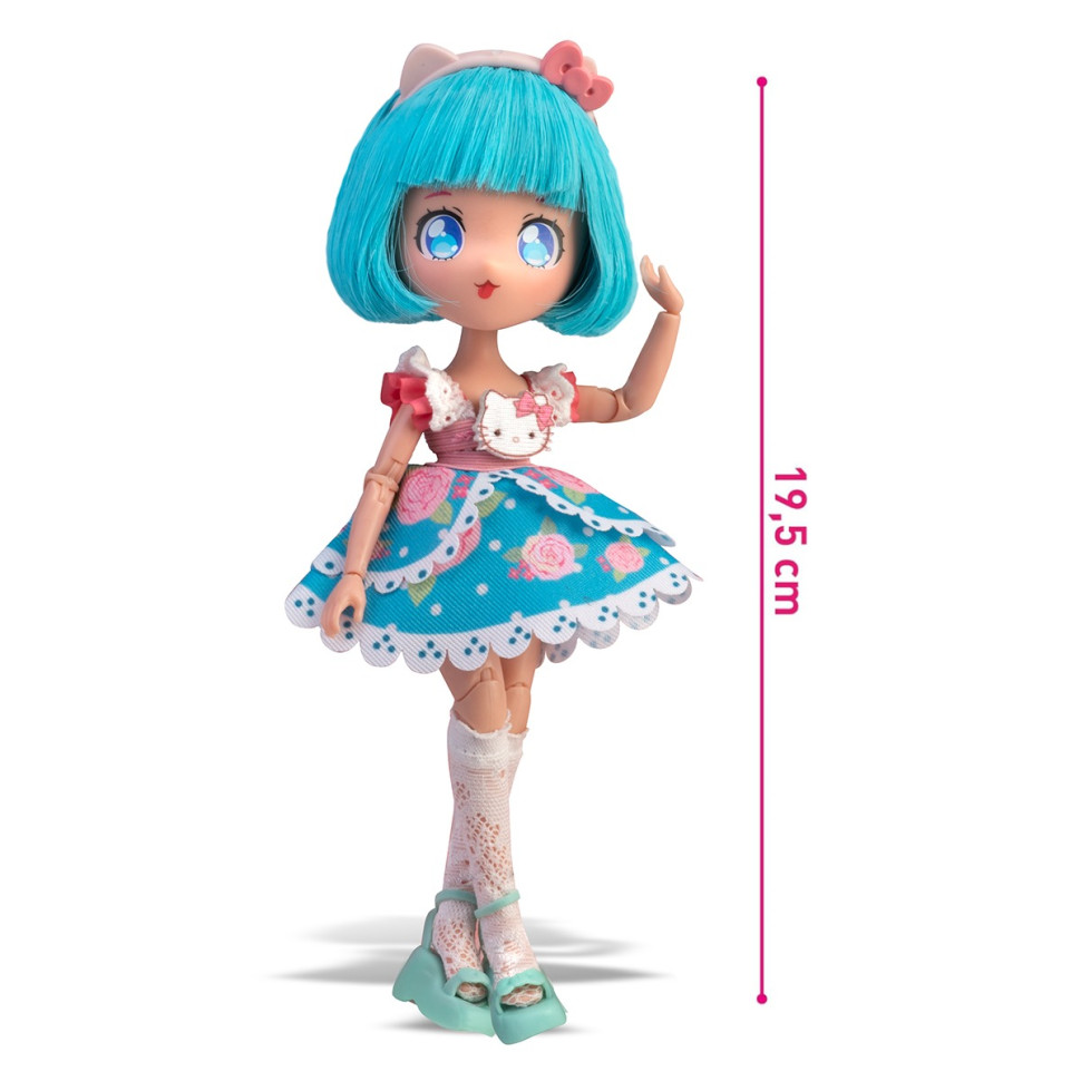 Дитяча лялька "Красуня Пінк" 4SF Manga Dolls HKTF0300 серії "Hello Kitty" — фото 6