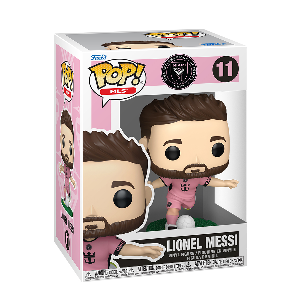 Ігрова фігурка Funko POP! серії "Футбол: Інтер Маямі" - Ліонель Мессі (Рожева Форма)