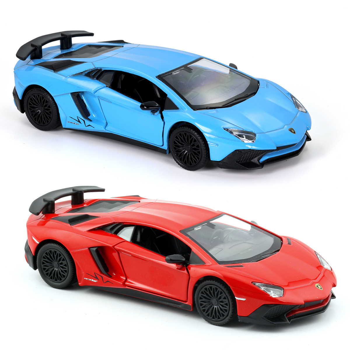 Автомодель - Lamborghini Aventador (красный, синий) — фото 7