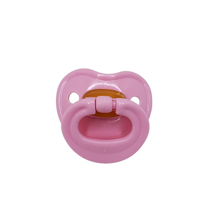Дитяча пустушка латексна Mega Zayka MGZ-0550(Pink) від 6 місяців — фото 2