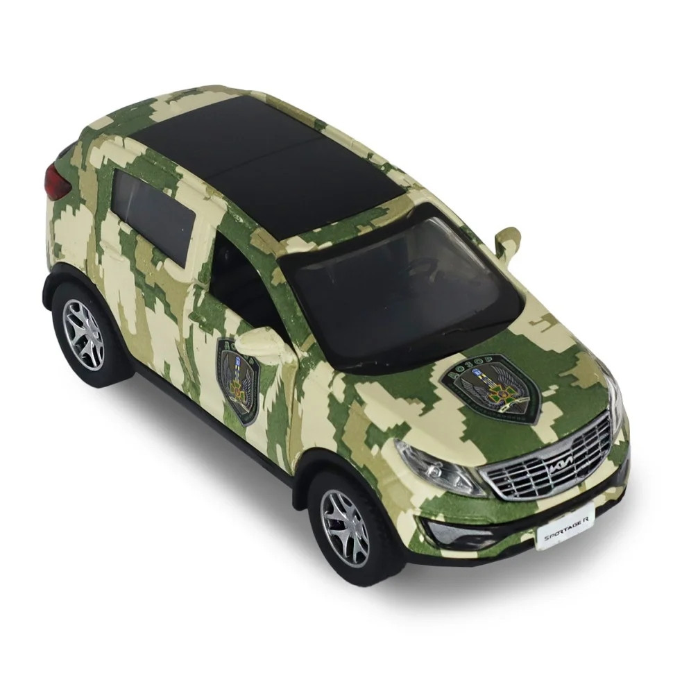 Автомодель серії "Шеврони Героїв" Kia Sporteg R "Дозор" TechnoDrive 250361MC масштаб 1:39 — фото 2