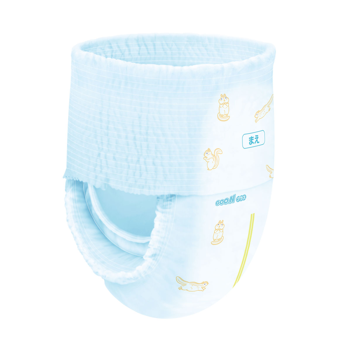 Трусики-підгузки Goo.N Plus для дітей 12-22 кг (розмір XL, унісекс, 38 шт) — фото 3