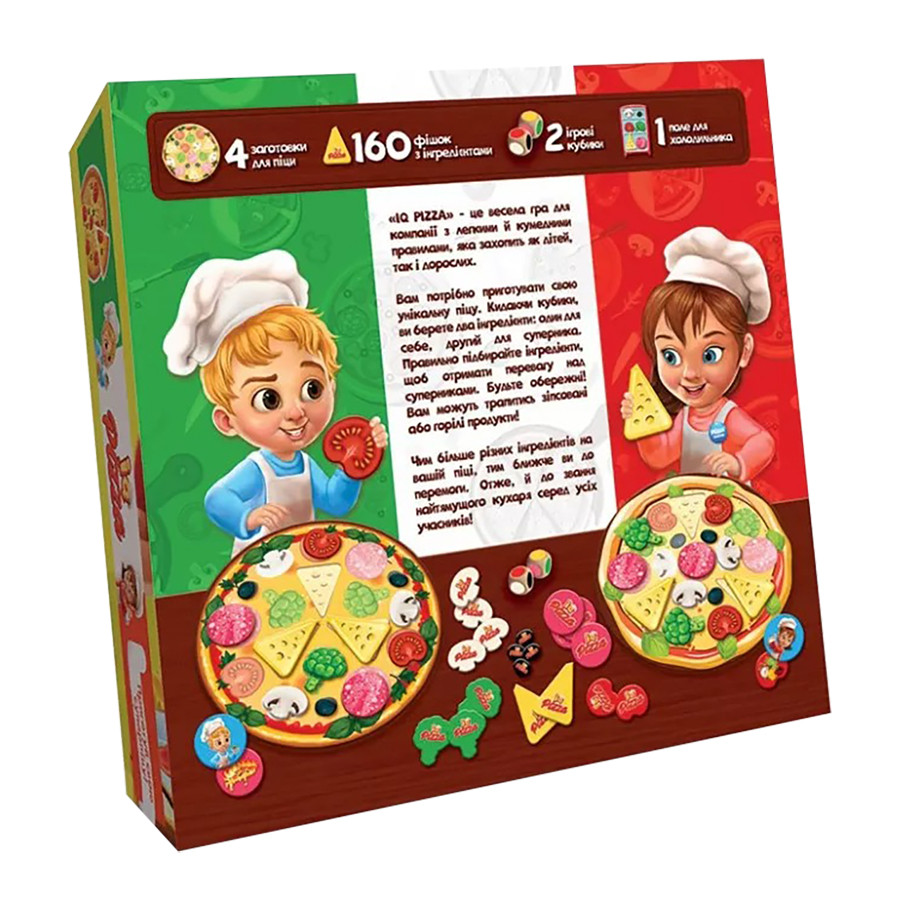 Сімейна настільна гра "IQ Pizza" G-IP-01U укр. мовою — фото 3