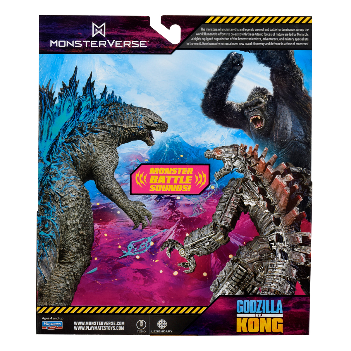 Фігурка Godzilla vs. Kong S2 – Ґодзілла Готовий До Бою (18 см, звук) — фото 8