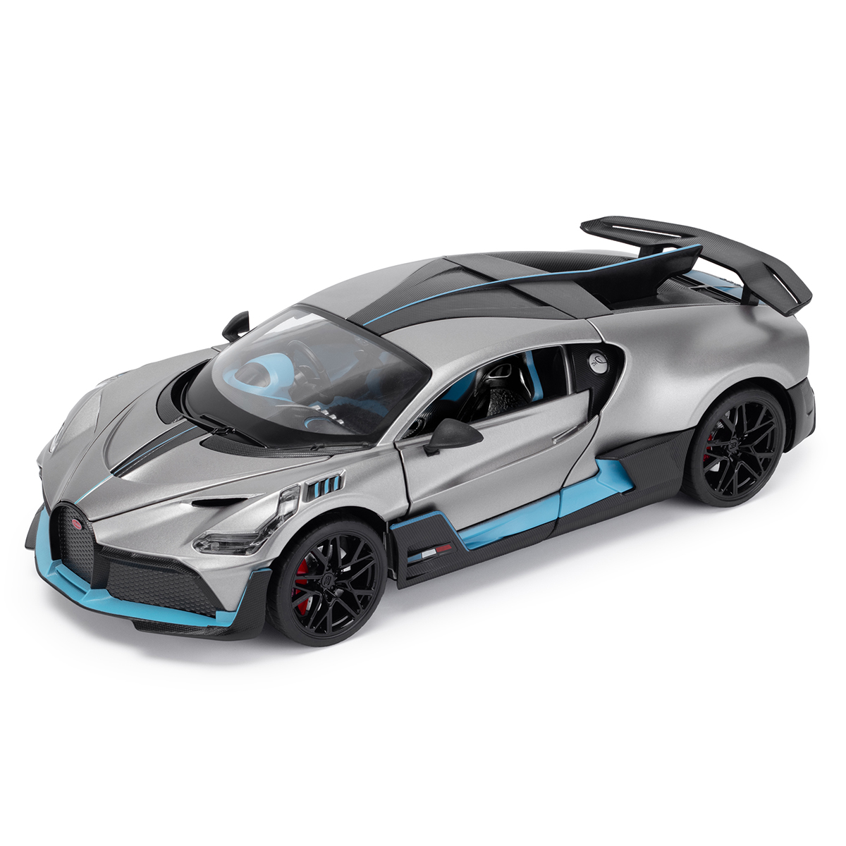 Автомодель - Bugatti DIVO (сірий, 1:18)