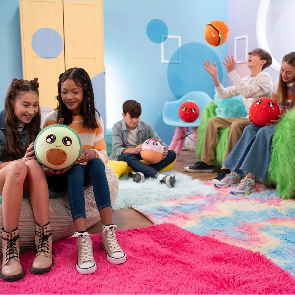 Игровой набор серии «Little Foodies» W2 - Клубника Biggies BIG002-ST надувная игрушка, насос 22см — фото 3