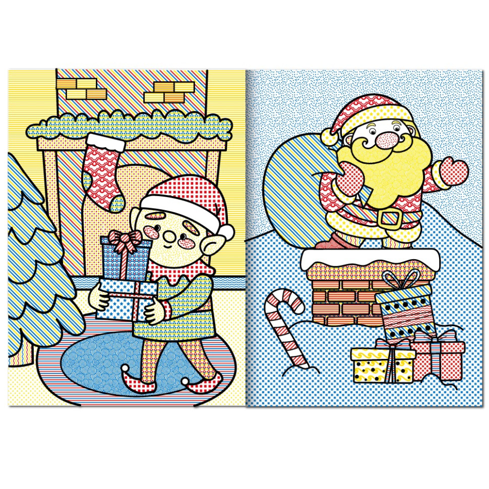 Детская аква-раскраска с водным маркером "Hello Christmas" НТ-43-02 — фото 3