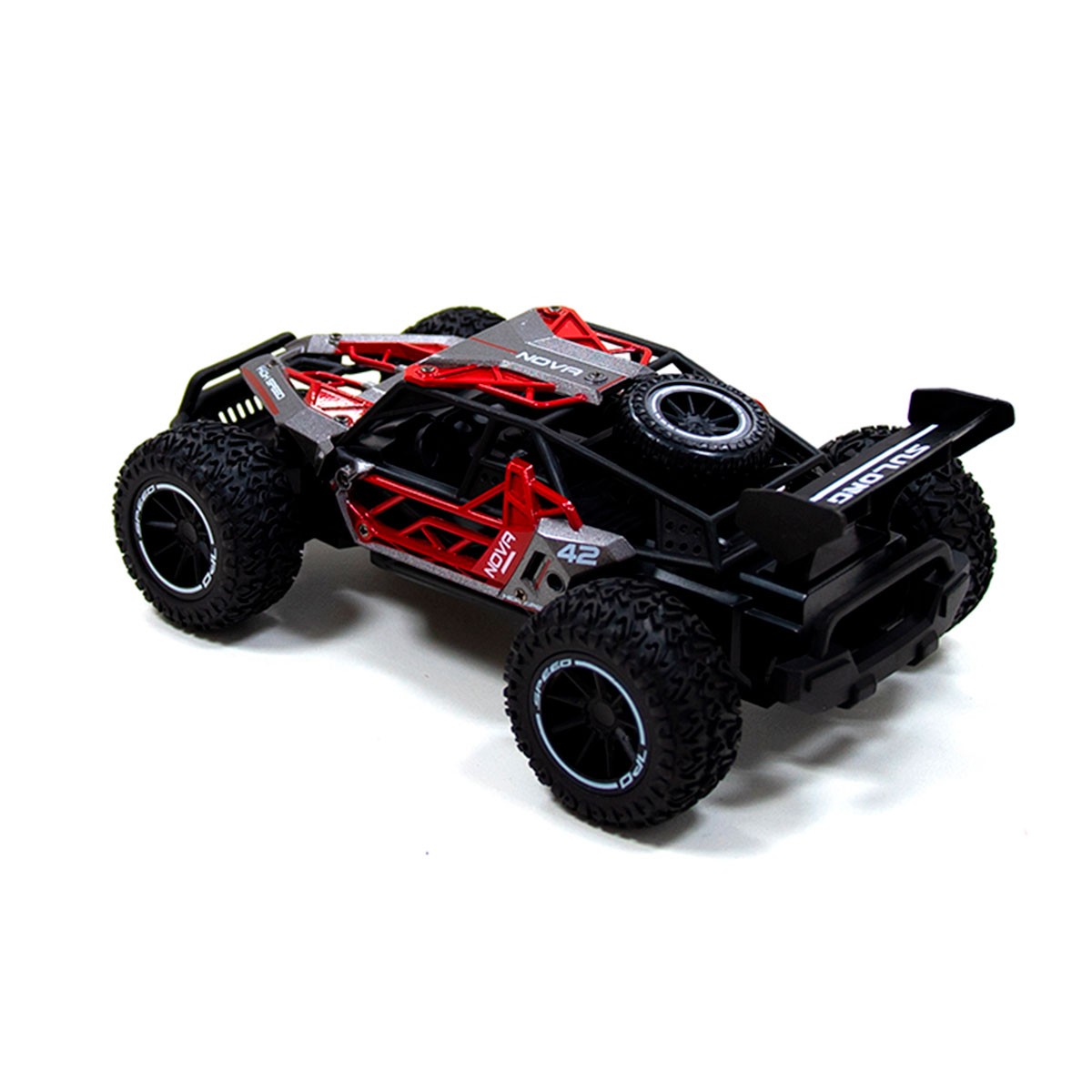 Автомобіль Metal Crawler з р/к - NOVA (сіро-червоний, метал. корпус, акум.3,7V, 1:16) — фото 7