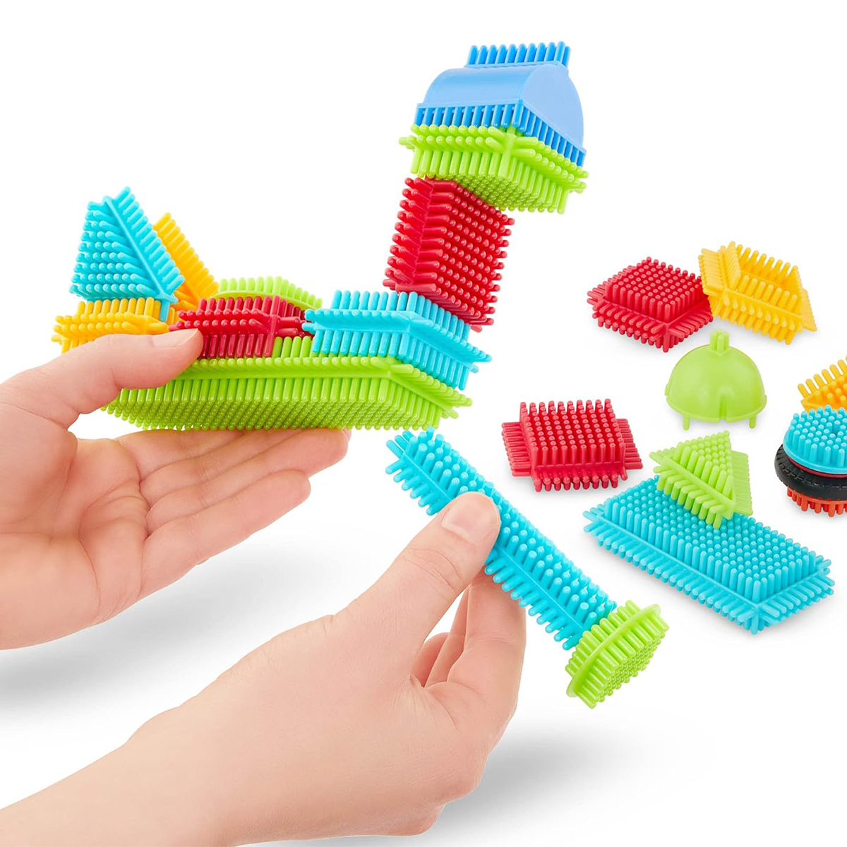 Конструктор серии Bristle Blocks - Строитель (56 деталей, в коробке) — фото 3