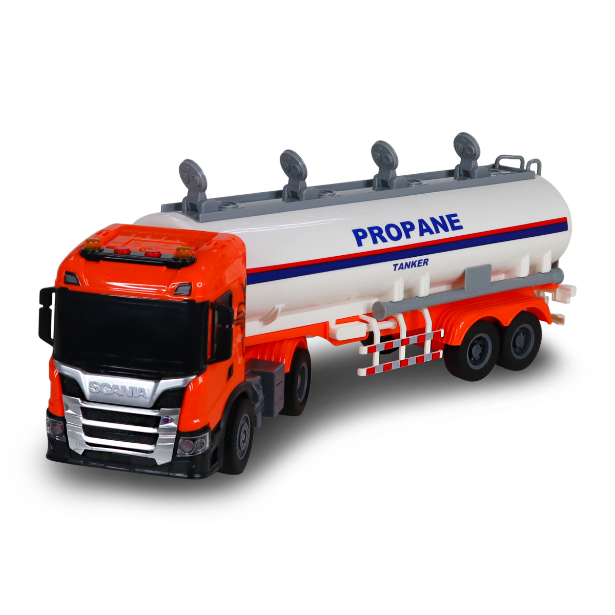 Автомодель серії "Large Truck" – Автоцистерна Scania (світло, звук) — фото 12