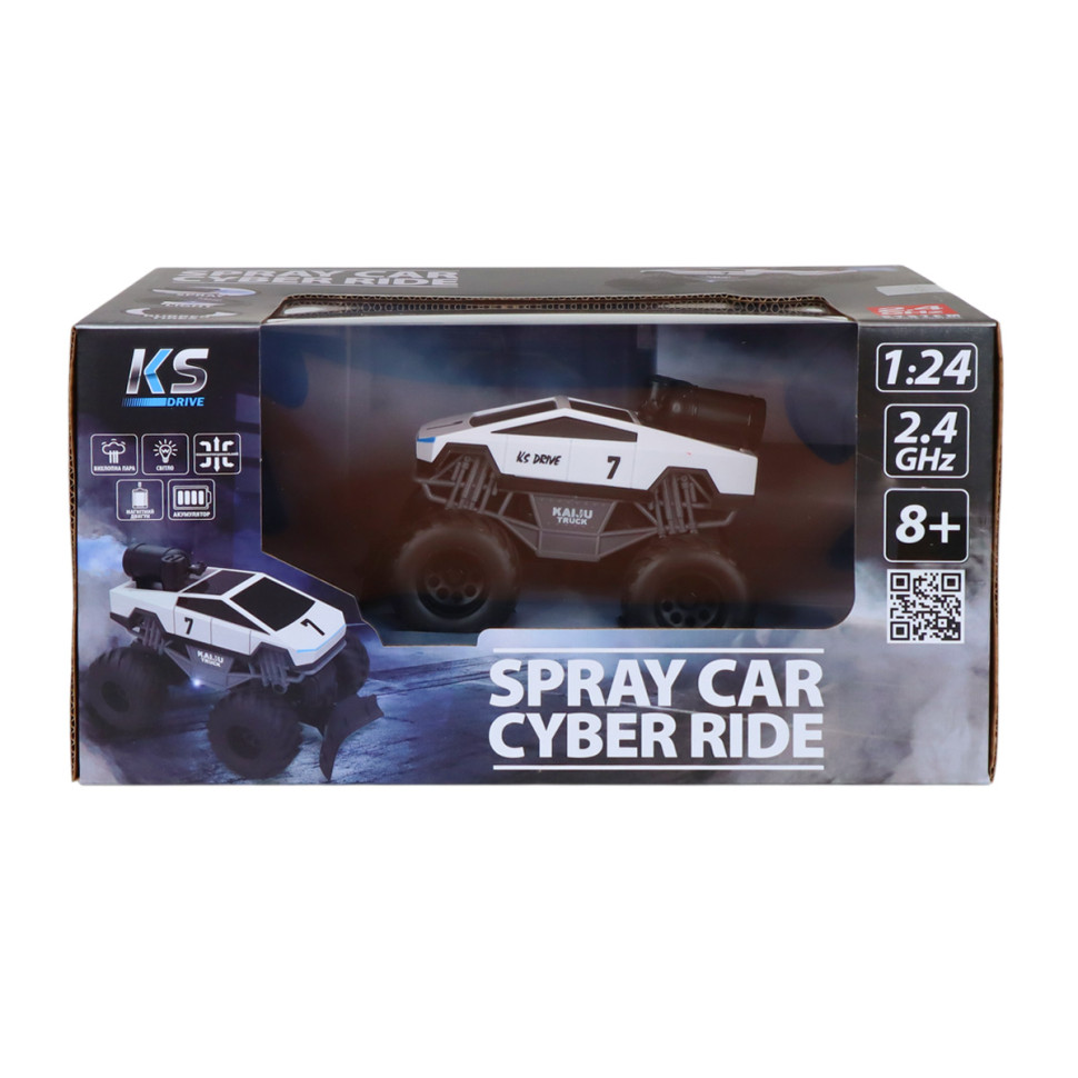 Автомобиль на радиоуправлении Spray Car Cyber Ride KS Drive SL-6076RH выхлопной пар — фото 12