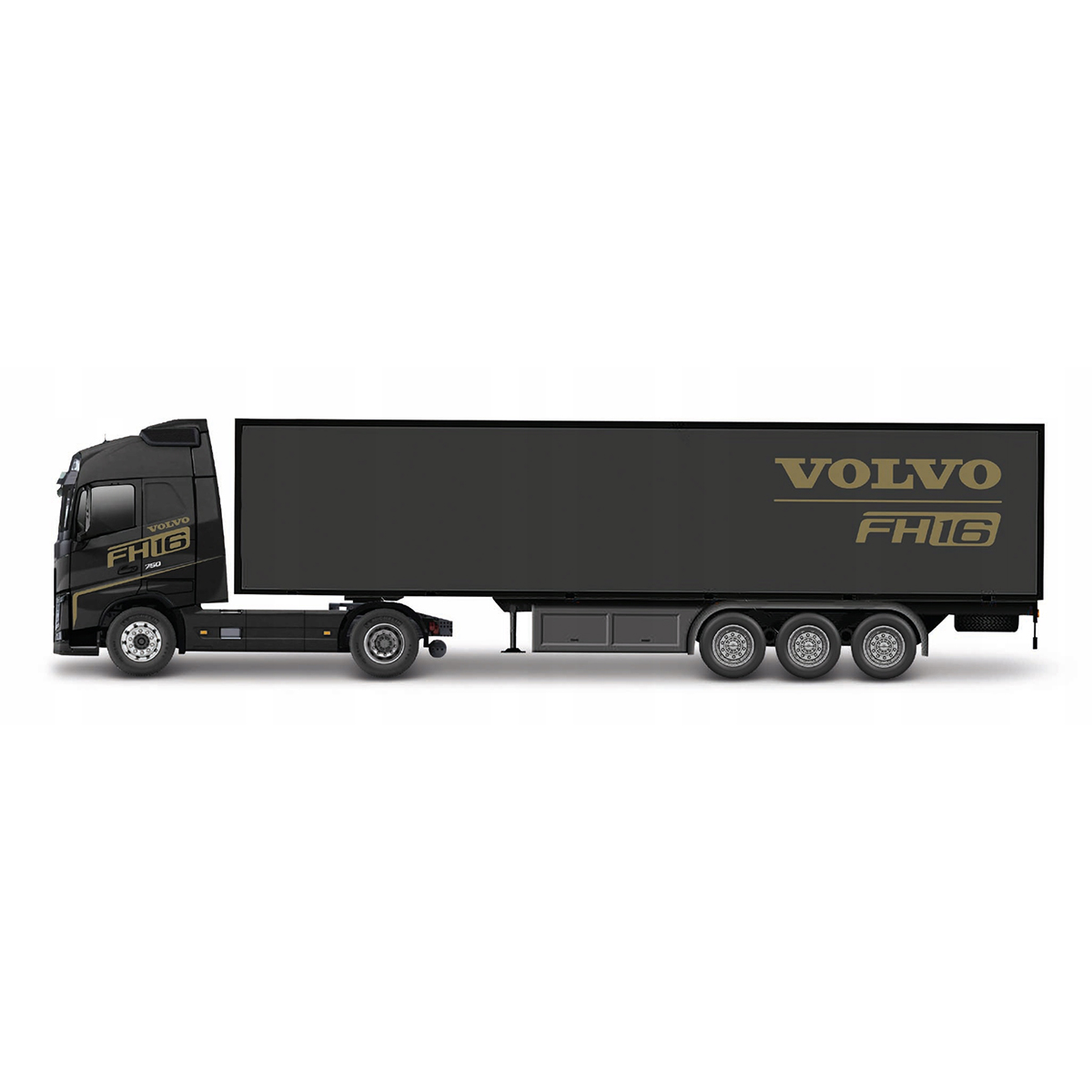 Автомодель - Фура Volvo FH16 Globetrotter 750 XXL (чорний) — фото 2