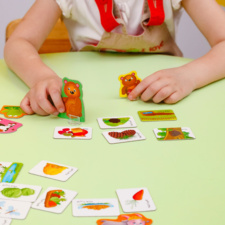 Настільна гра асоціації "У лісі та на фермі" Vladi Toys VT1804-46 (укр) — фото 5