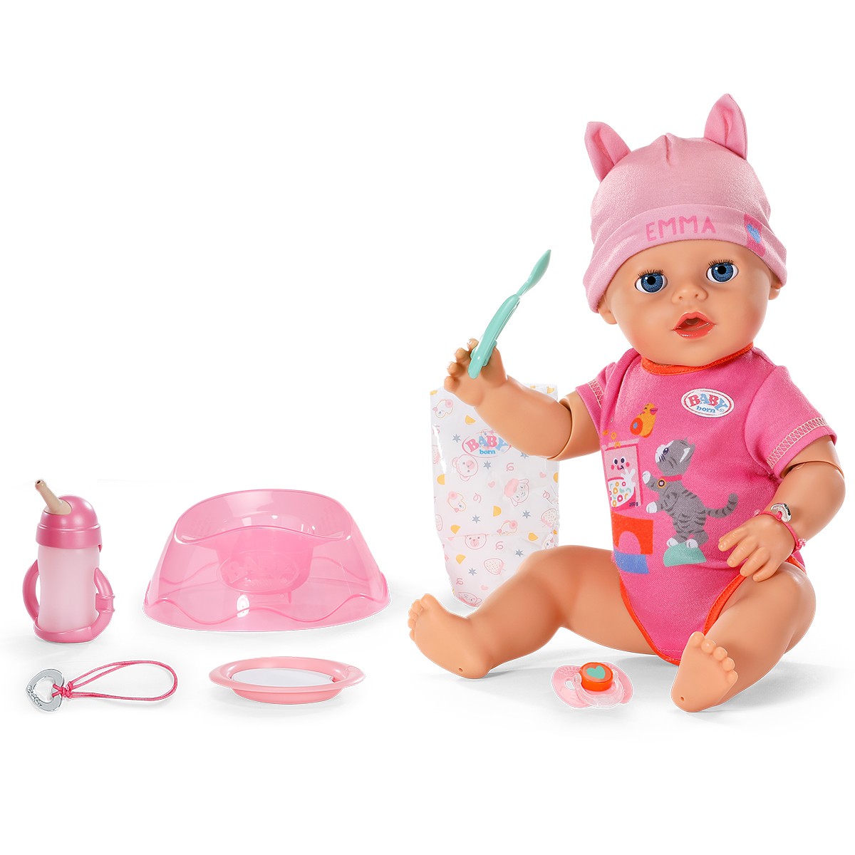 Лялька BABY born серії "Click and Play" – Емма (43 см, з аксес.) — фото 2