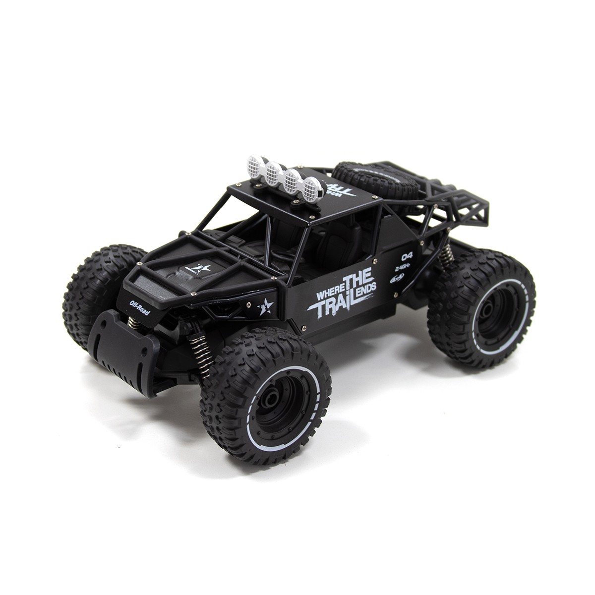Автомобіль OFF-ROAD Crawler з р/к - RACE (матовий чорний, метал. корпус, акум.6V, 1:14)