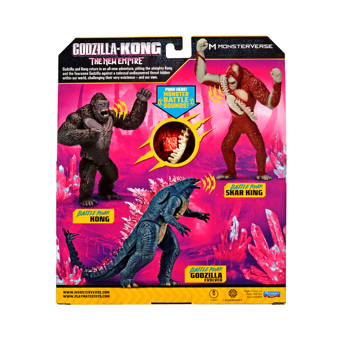 Фігурка Godzilla X Kong – Скар Кінг Готовий До Бою (18 cm, звук) — фото 7