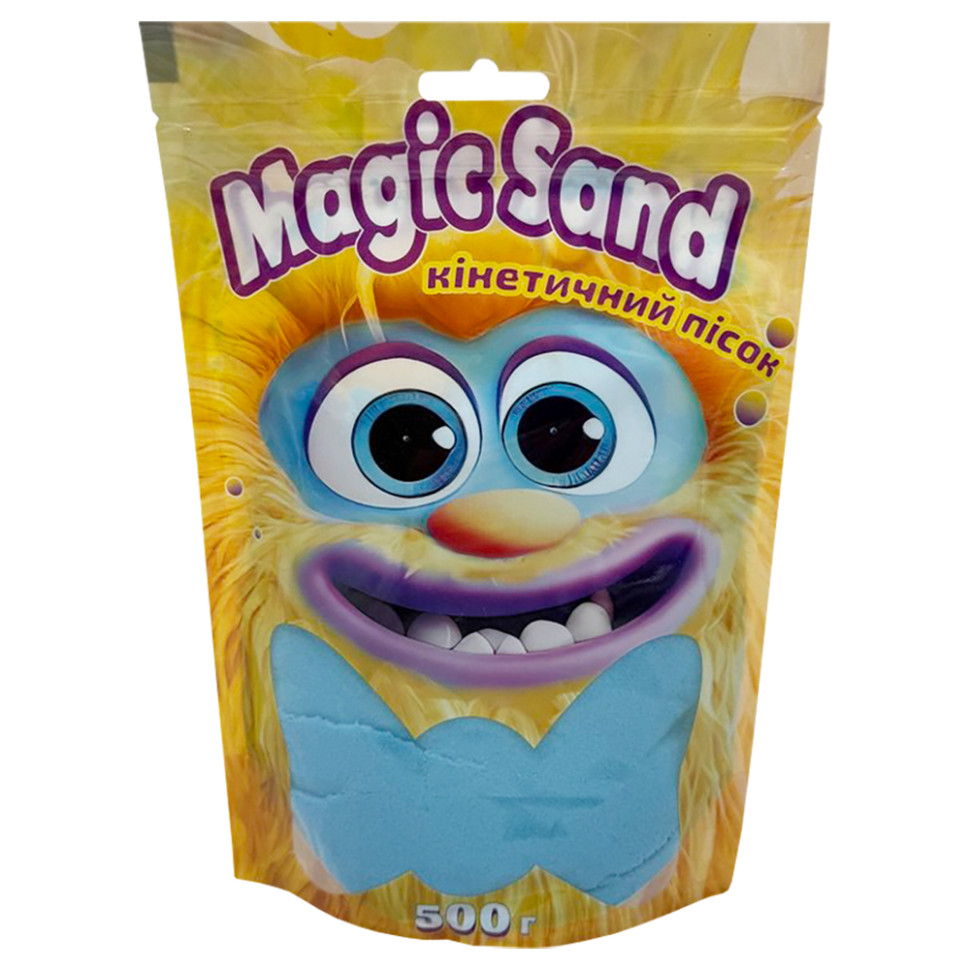 Креативна творчість "Кінетичний пісок Magic sand" 39403-3 блакитний 500 грам
