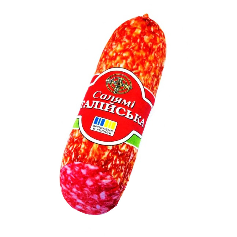 Дитяча м'яка іграшка "Ковбаса Салямі" KOV-S-1, 48 см