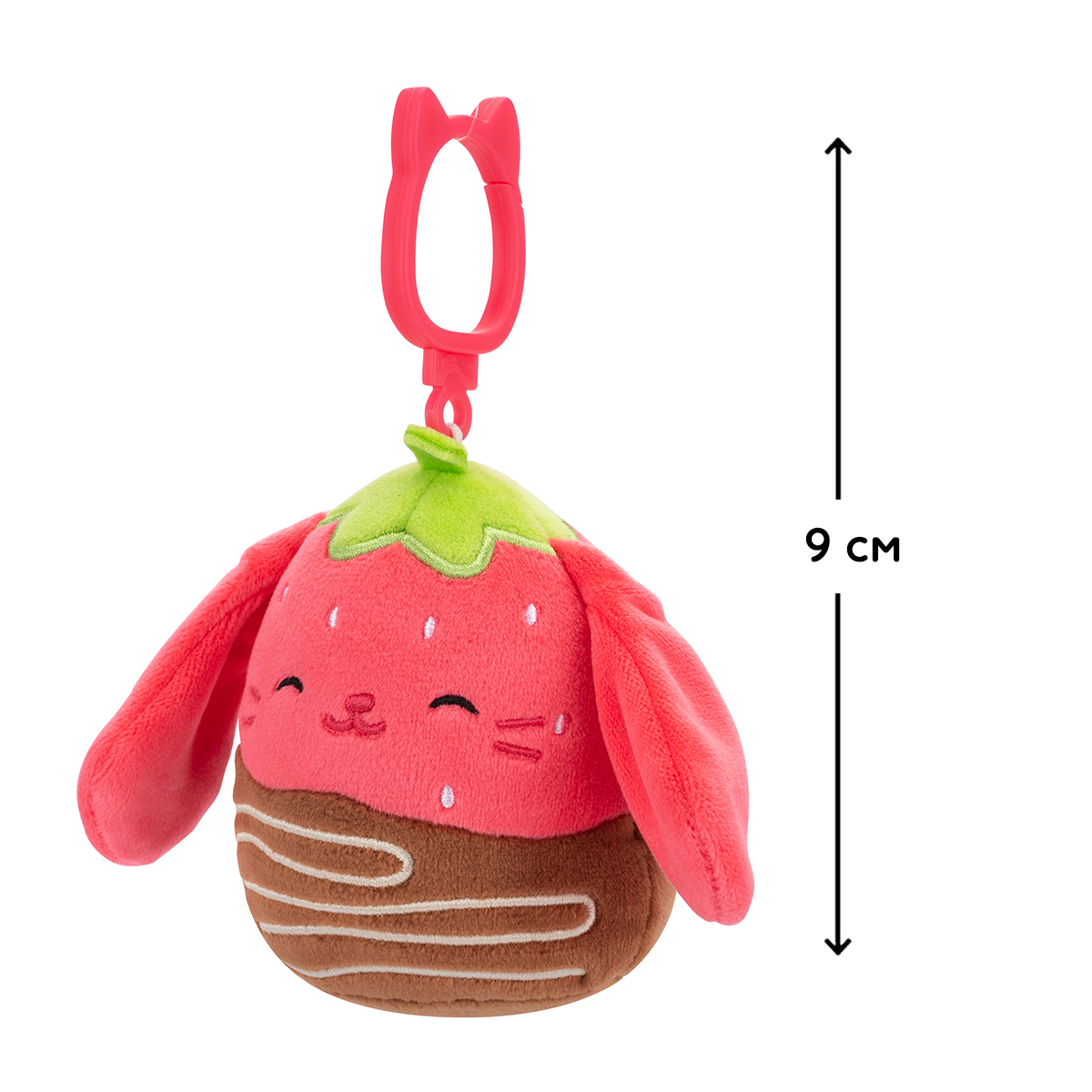 М'яка іграшка на кліпсі Squishmallows – Кролик Гунда (9 cm) — фото 2