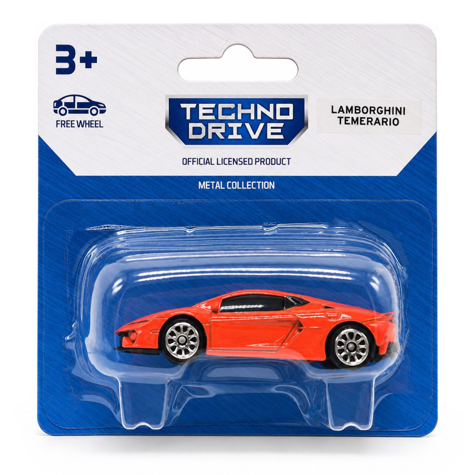 Дитяча мінімодель Lamborghini Temerario 250438US2-4 серії Street Racers S3