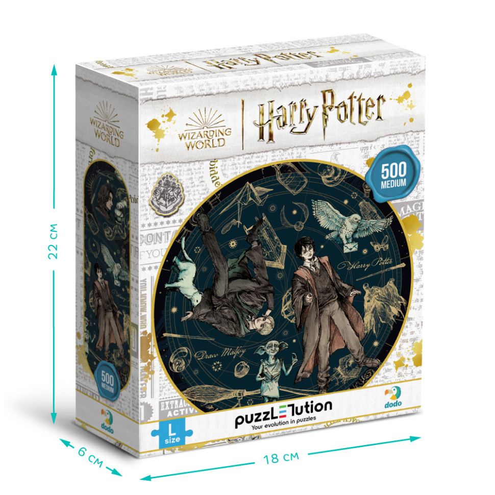 Пазл классический "Harry Potter. Преданный. Легенда. Гордый" 200508, 500 элементов — фото 3