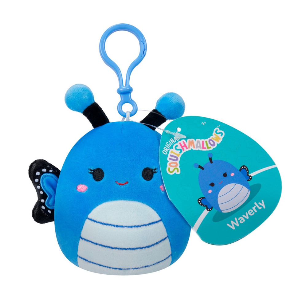 Мягкая игрушка на клипсе "Бабочка Вейверли" Squishmallows SQCP00220, 9 см — фото 2