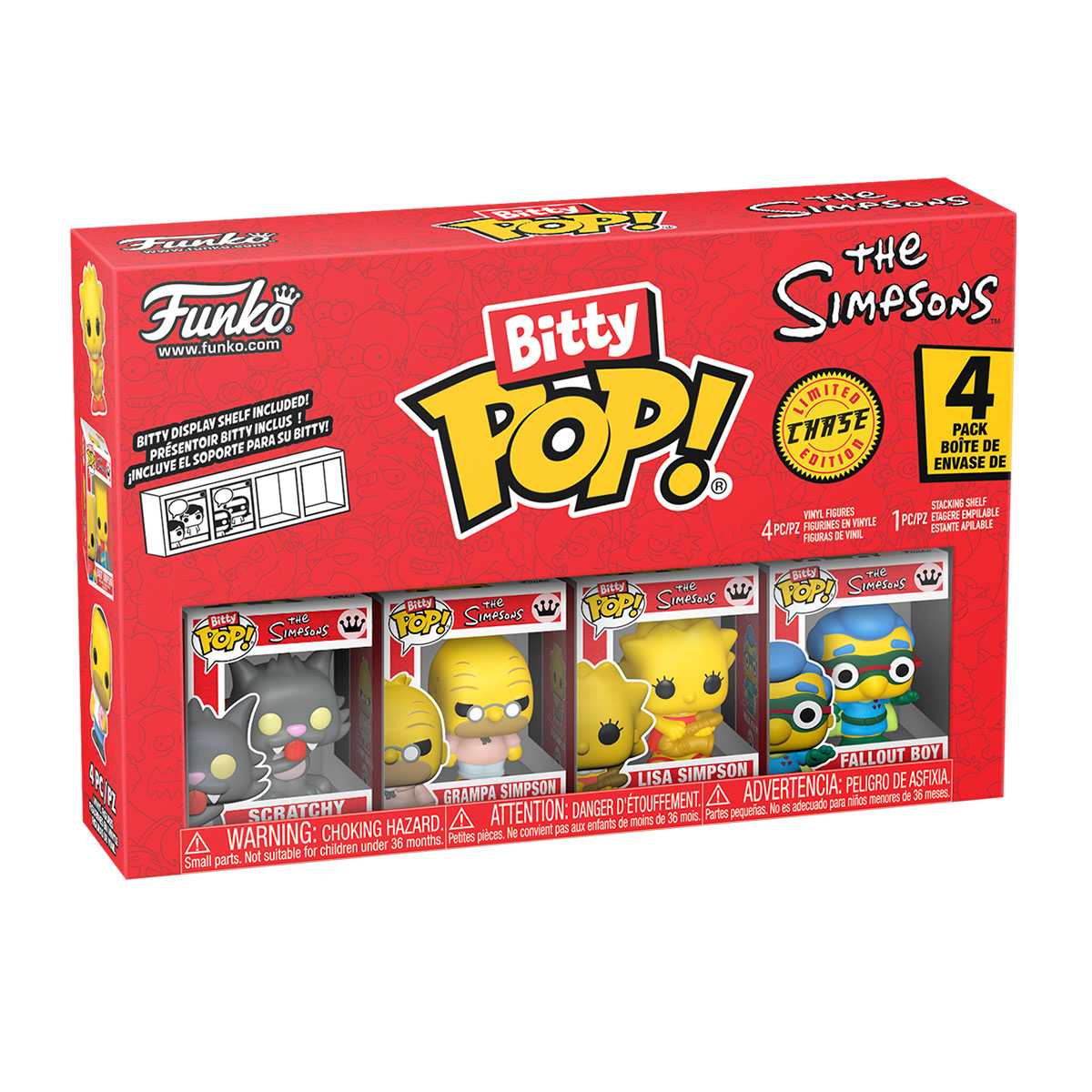 Набор игровых фигурок Bitty POP! cерии "Симпсоны" - Царапка (4 фигурки в асс.) — фото 3