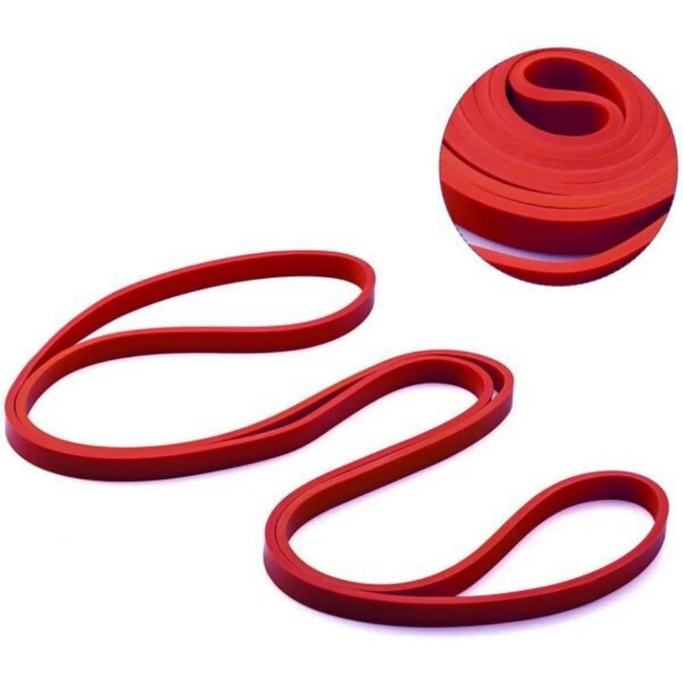 Гумова петля для тренування Pro Loop Bands NE-B-452-13-28, 13-28 кг, червона — фото 2
