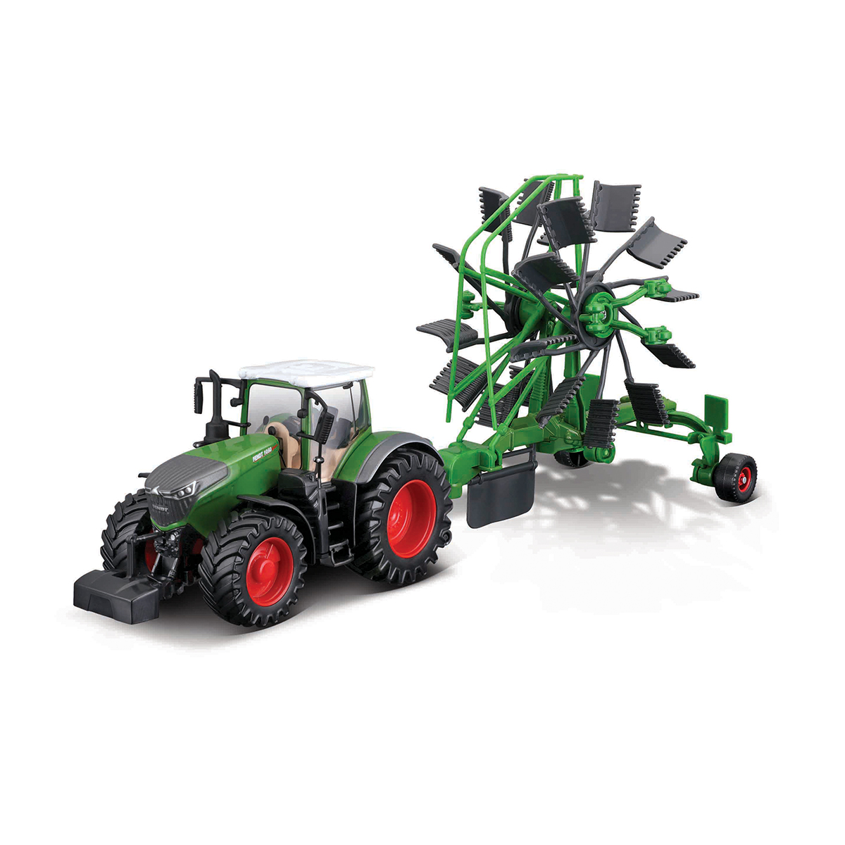 Модель - Трактор Fendt 1050 Vario з роторними валковими граблями (10 cm)