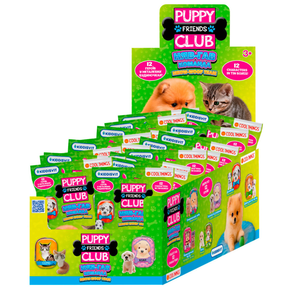 Фигурка-сюрприз "Мяу-гав команда" PC062, 1х1х2 см, серия "Puppy Club" — фото 3