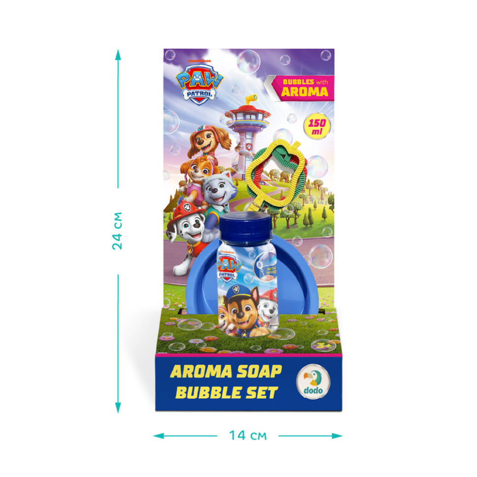 Ароматические мыльные пузыри "Paw Patrol Друзья" 200733 объем 150 мл, 3 палочки — фото 3