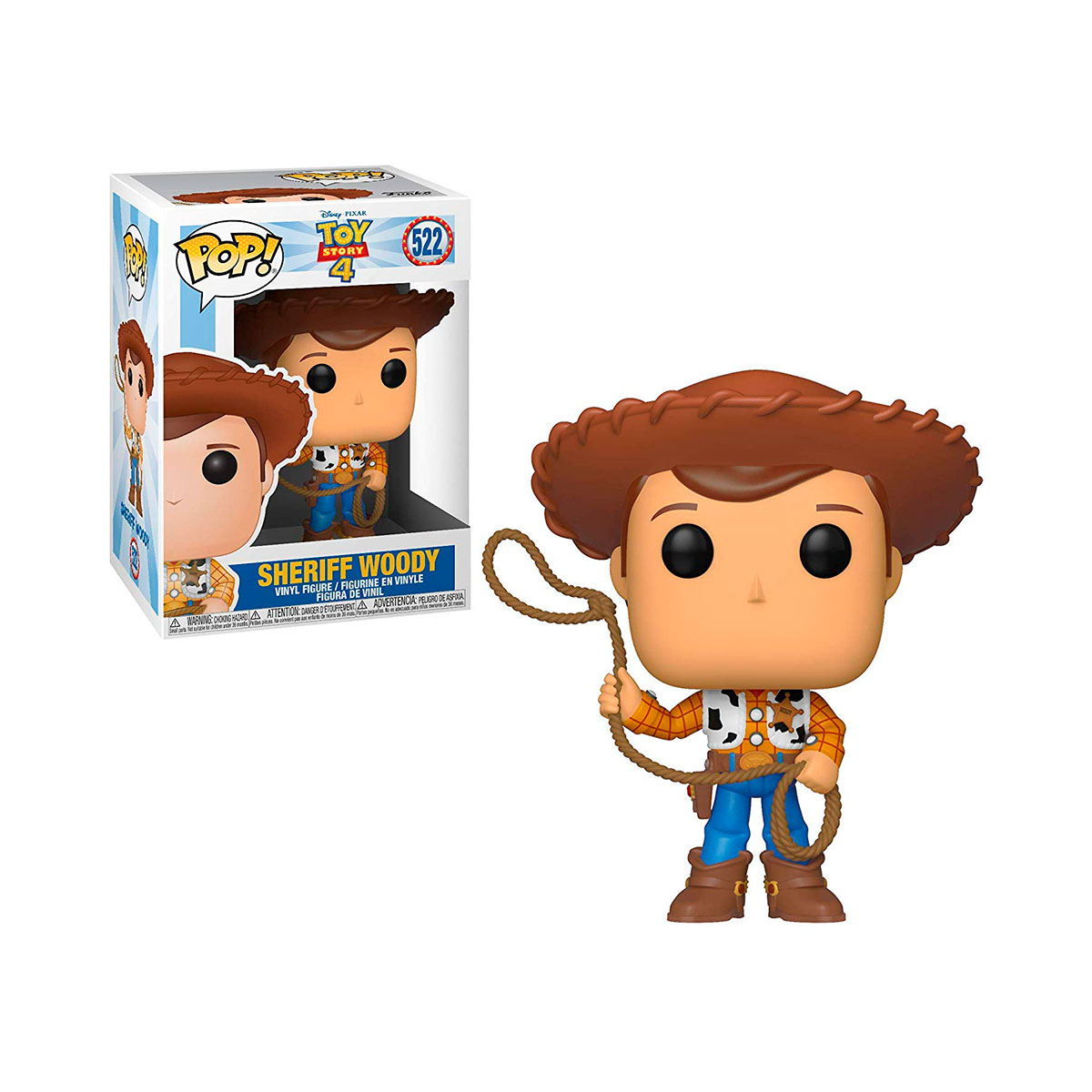 Игровая фигурка Funko POP! серии "История игрушек 4" - Шериф Вуди — фото 2
