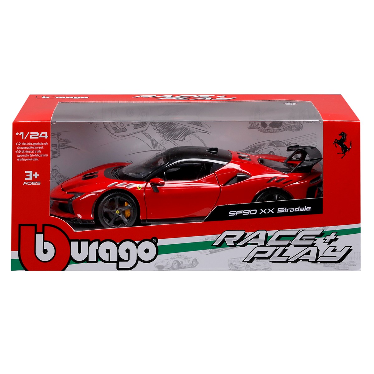 Автомодель серії "R&P" - Ferrari SF90 XX Stradale (1:24)