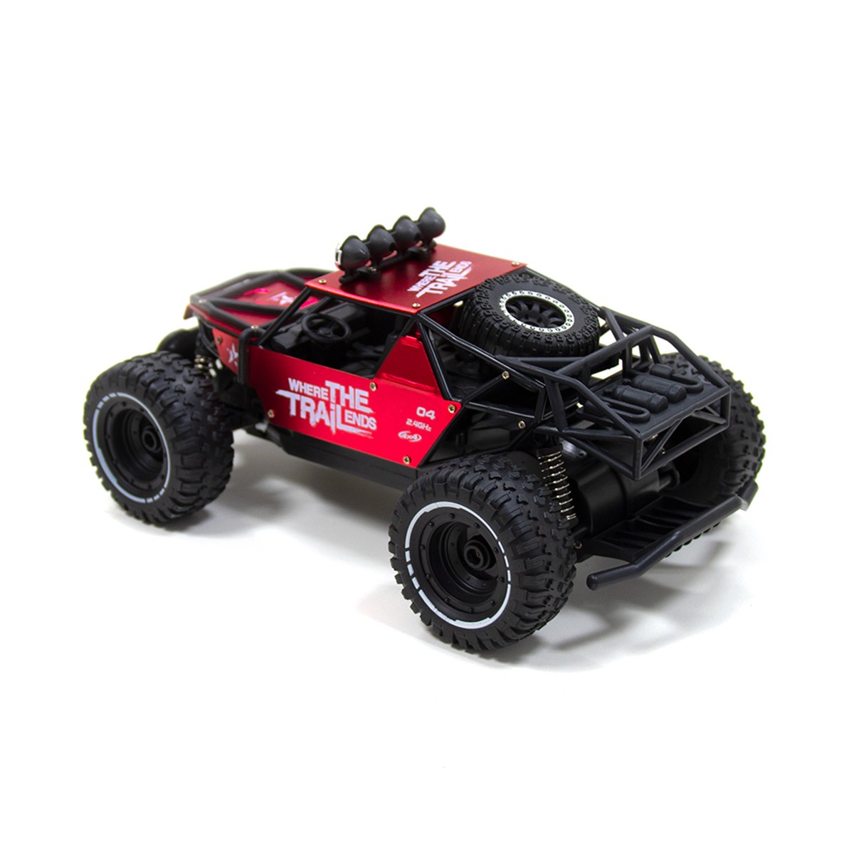 Автомобіль OFF-ROAD Crawler з р/к - RACE (матовий червоний, метал. корпус, акум.6V, 1:14) — фото 7