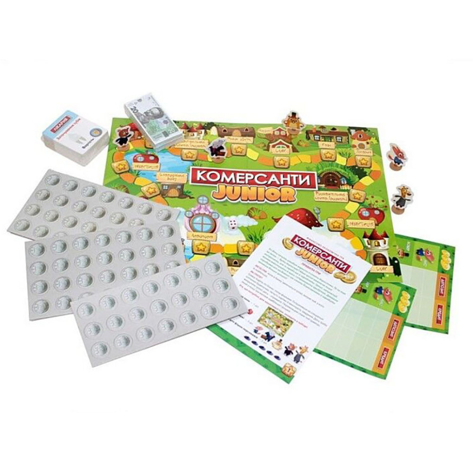 Настольная игра Коммерсанты Junior 10120162 на украинском языке — фото 3