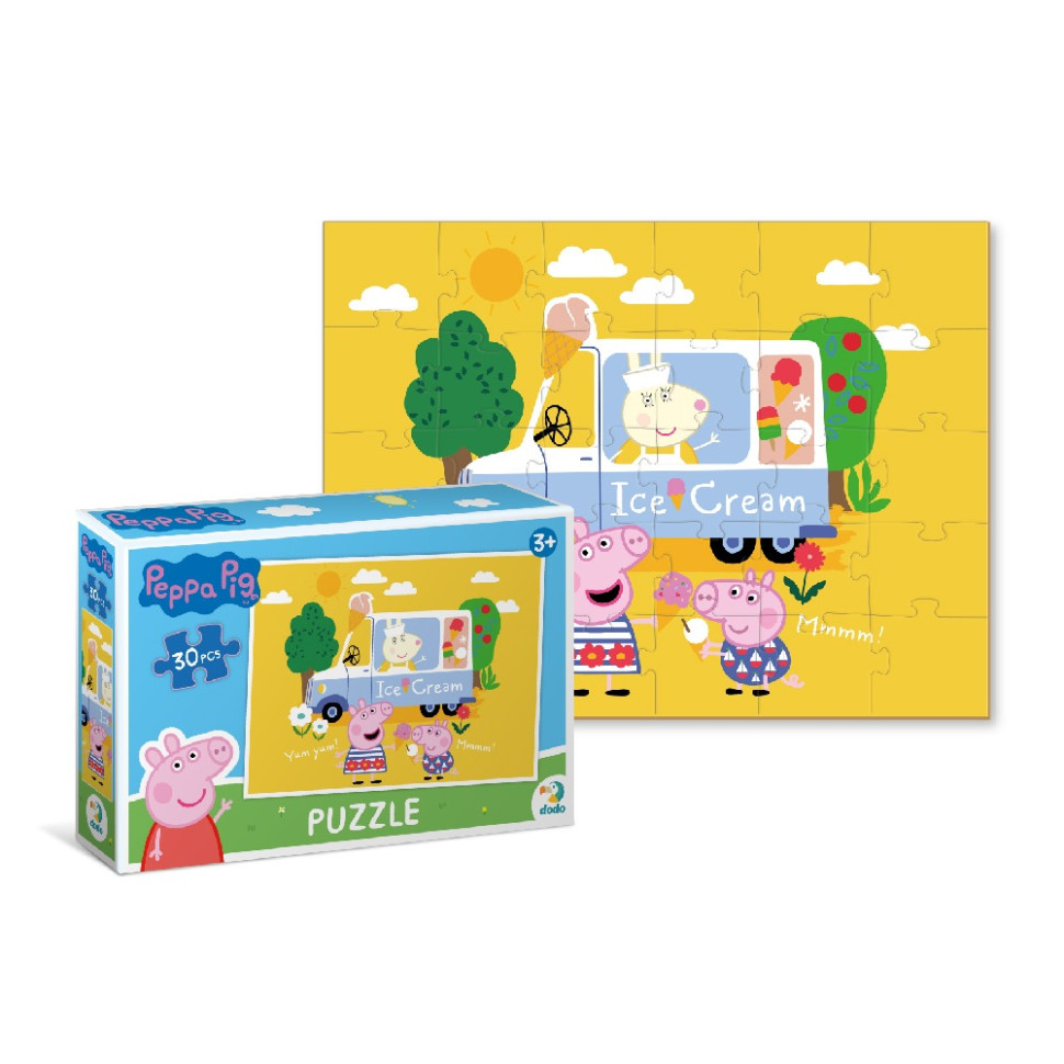 Детский пазл "Peppa Pig: Мороженое" 200300, 30 элементов — фото 4