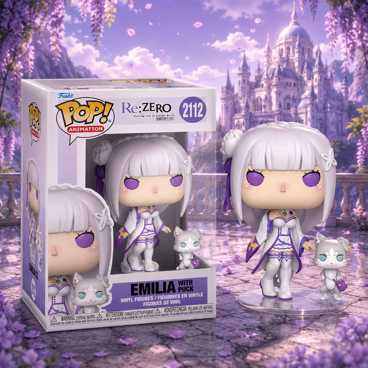 Набор игровых фигурок Funko POP! серии "Re:ZERO" - Эмилия с Паком — фото 3