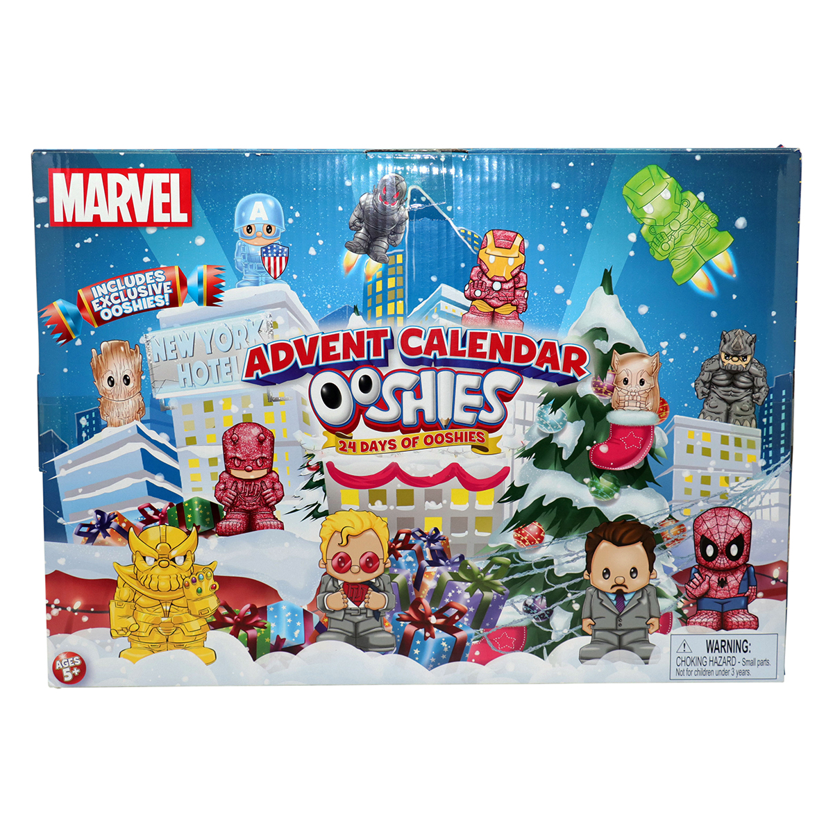 Набір ігрових фігурок Ooshies – Адвент-Календар Марвел (24 фігурки)