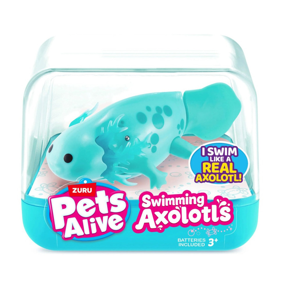 Інтерактивна іграшка Аксолотль Pets & Robo Alive 9556B, бірюзовий