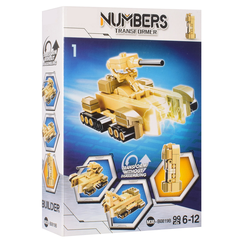 Конструктор BAMBI M38-B0819A 2в1, 86-110 деталей M38-B0819B