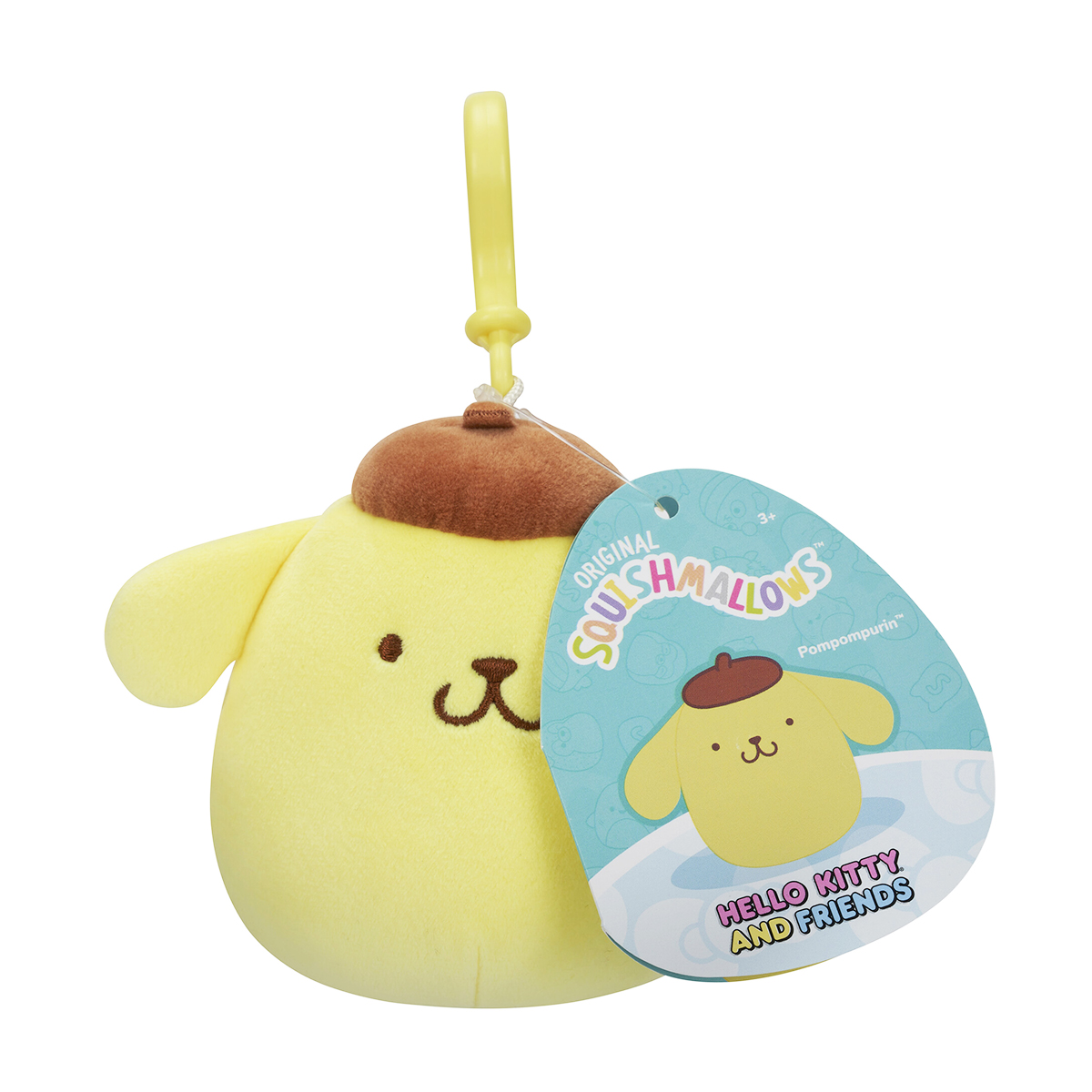 Мягкая игрушка на клипсе Squishmallows серии "Хеллоу Китти" - Помпомпурин (9 cm) — фото 3