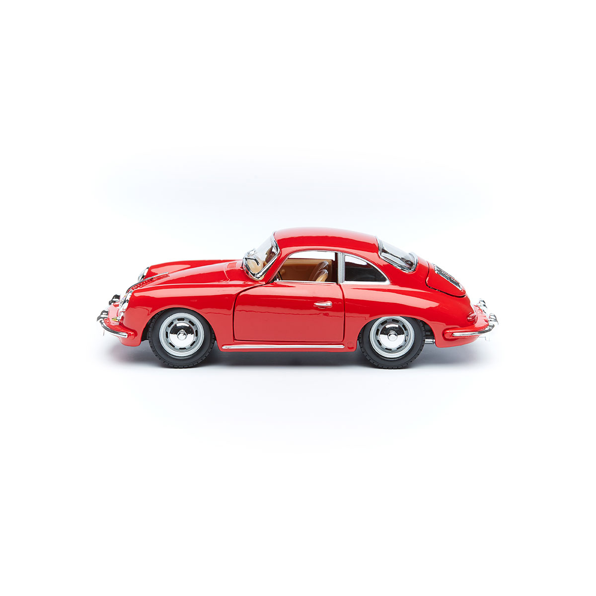 Автомодель - Porsche 356B (1961) (асорті слонова кістка, червоний, 1:24) — фото 5